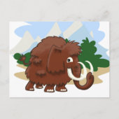 Wooly Mammoth Briefkaart (Voorkant)