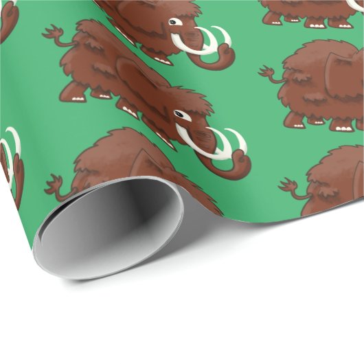 Wooly Mammoth Cadeaupapier (Rol Hoek)