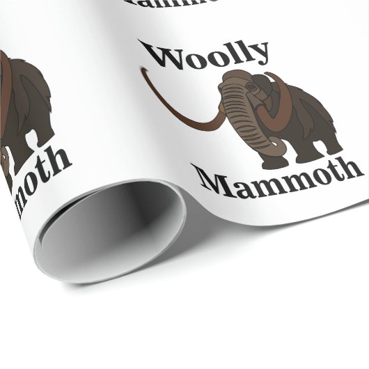 Wooly Mammoth Cadeaupapier (Rol Hoek)
