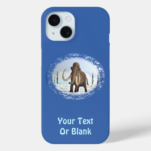 Wooly Mammoth Case-Mate iPhone Case (Achterkant)