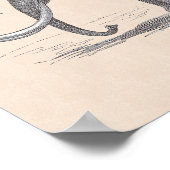 Wooly Mammoth Extinct Mastodon Funny Poster (Hoek)