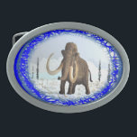 Wooly Mammoth Gesp<br><div class="desc">Een wollig mammot in een typische ijstijd-toendra-instelling. Wol zoogdieren waren niet merkbaar groter dan cadeau-dagen Afrikaanse olifanten. Volledig gekweekte zoogdieren bereikten hoogten tussen 9, 2 ft en 9, 8 ft, terwijl de dwergsoorten tussen 6 ft en 7, 5 ft bereikten. Wooly mammoths hadden een aantal aanpassingen aan de koude, beroemdste...</div>
