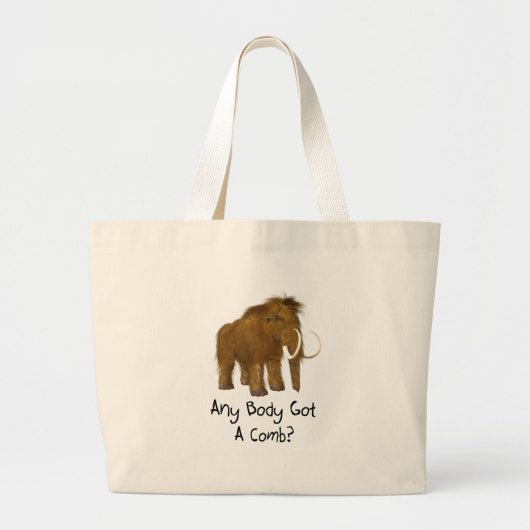 Wooly Mammoth Grote Tote Bag (Voorkant)