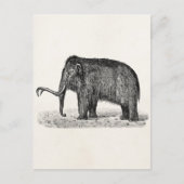  Wooly Mammoth Illustratie Wooly Mammoths Briefkaart (Voorkant)
