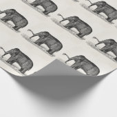 Wooly Mammoth Illustratie Wooly Mammoths Cadeaupapier (Hoek)