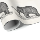 Wooly Mammoth Illustratie Wooly Mammoths Cadeaupapier (Rol Hoek)
