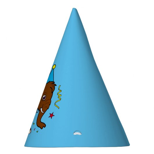 Wooly Mammoth in een Pet van een partij Feesthoedjes (Rechts)