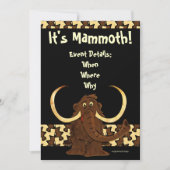 Wooly Mammoth Kaart (Voorkant)