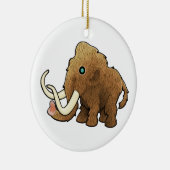 Wooly Mammoth Keramisch Ornament (Rechts)