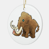 Wooly Mammoth Keramisch Ornament (Links)