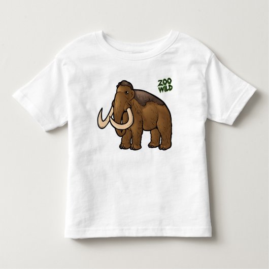 Wooly Mammoth Kinder Shirts (Voorkant)