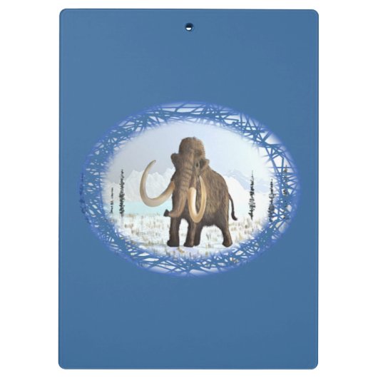 Wooly Mammoth Klembord (Achterkant)