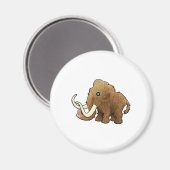 Wooly Mammoth Magneet (Voorkant / Achterkant)
