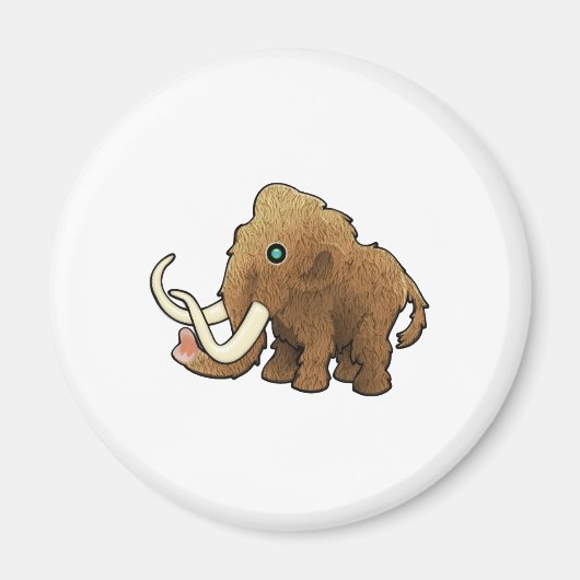 Wooly Mammoth Magneet (Voorkant)