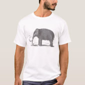 Wooly Mammoth Mastodon Extincinct animals T-shirt (Voorkant)