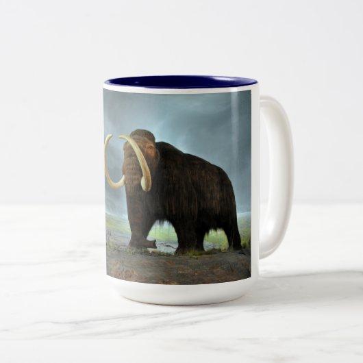 Wooly Mammoth Mod Destiny Tweekleurige Koffiemok (Voorkant rechts)