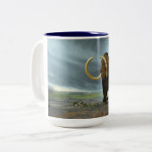 Wooly Mammoth Mod Destiny Tweekleurige Koffiemok (Voorkant links)