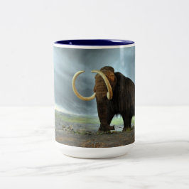 Wooly Mammoth Mod Destiny Tweekleurige Koffiemok