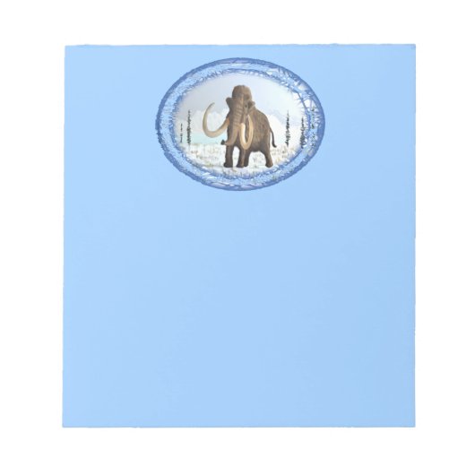 Wooly Mammoth Notitieblok (Voorkant)