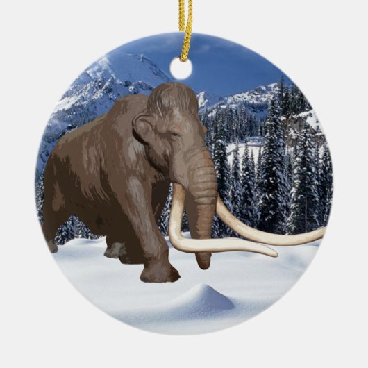 Wooly Mammoth Ornament (Voorkant)