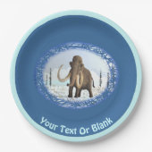 Wooly Mammoth Papieren Bordje (Voorkant)