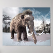 Wooly Mammoth Poster (Voorkant)