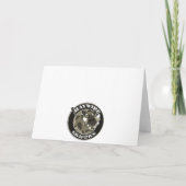 Wooly Mammoth Prehistorische Birthday Card Kaart (Achterkant)