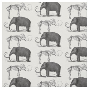 Wooly Mammoth Prehistorische olifant Stof