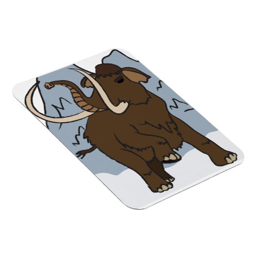 Wooly Mammoth premium magneet (Rechterzijde)