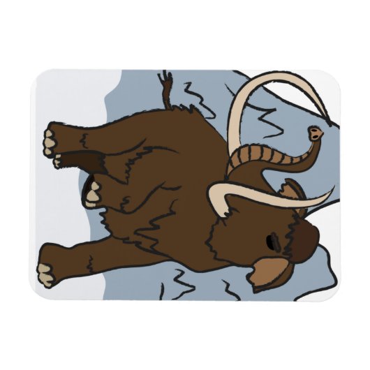 Wooly Mammoth premium magneet (Horizontaal)