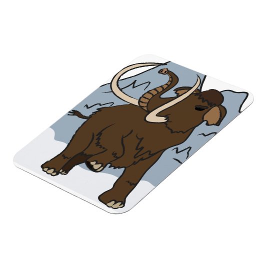 Wooly Mammoth premium magneet (Linkerzijde)