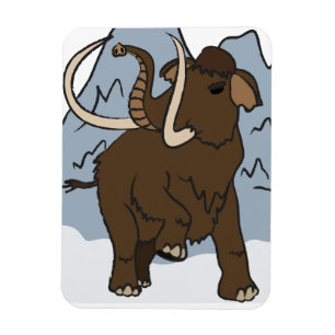 Wooly Mammoth premium magnet Magneet