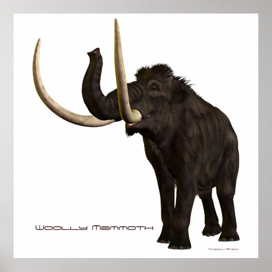 Wooly Mammoth Print (Voorkant)