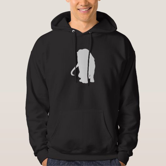 Wooly Mammoth Silhouette Hoodie (Voorkant)