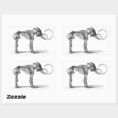 Wooly Mammoth Skeleton stickers (Vel)