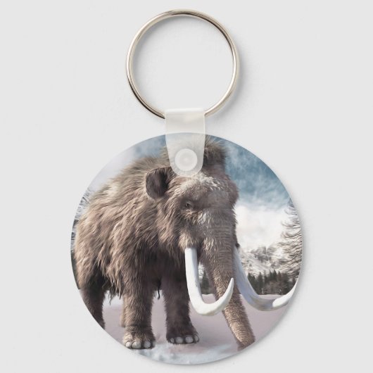 Wooly Mammoth Sleutelhanger (Voorkant)