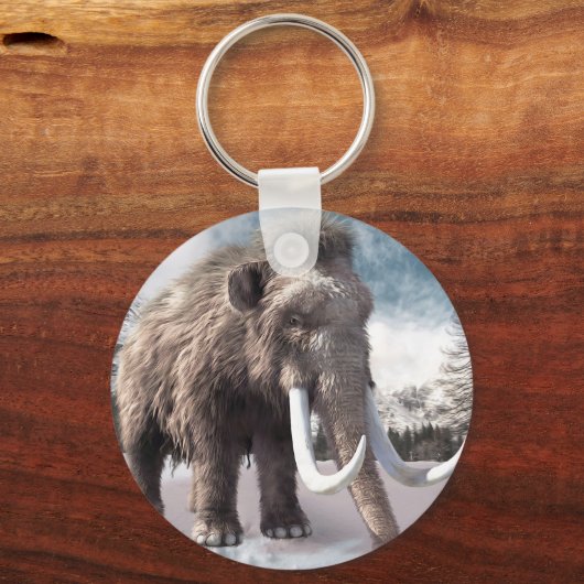 Wooly Mammoth Sleutelhanger (Voorkant)