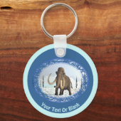 Wooly Mammoth Sleutelhanger (Voorkant)