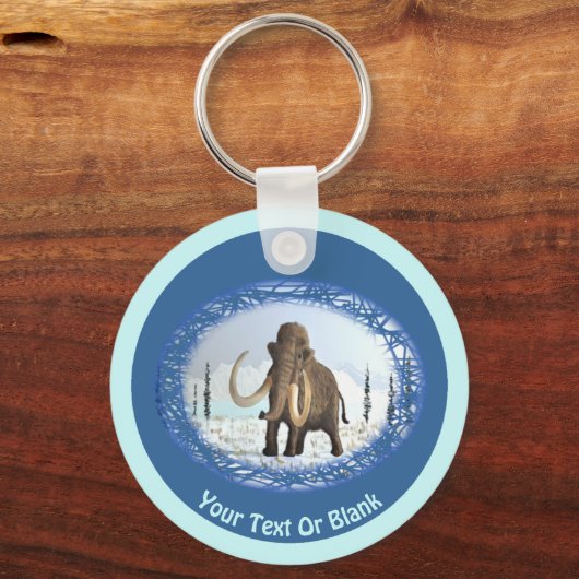 Wooly Mammoth Sleutelhanger (Voorkant)