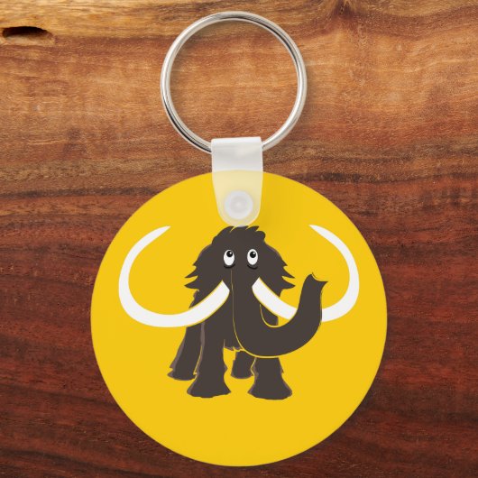 Wooly Mammoth Sleutelhanger (Voorkant)