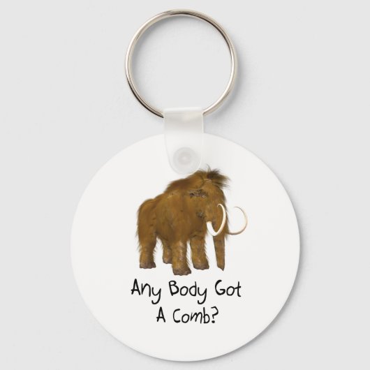Wooly Mammoth Sleutelhanger (Voorkant)