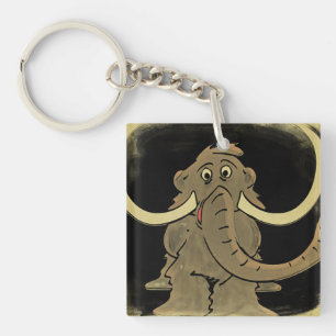  Wooly Mammoth Sleutelhanger