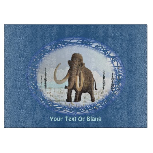 Wooly Mammoth Snijplank (Voorkant)