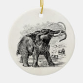  Wooly Mammoth Specialized Exinct Animal Keramisch Ornament (Voorkant)