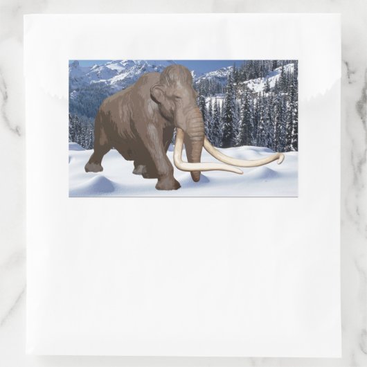 Wooly Mammoth Sticker (Tas)