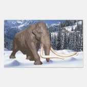 Wooly Mammoth Sticker (Voorkant)