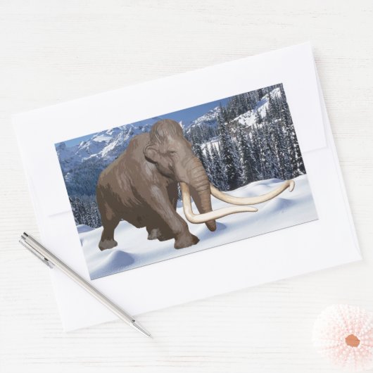 Wooly Mammoth Sticker (Envelop)