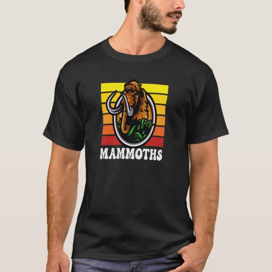 Wooly Mammoth Sunset T-shirt (Voorkant)