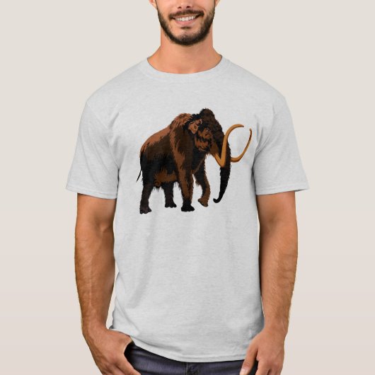 Wooly mammoth t-shirt (Voorkant)