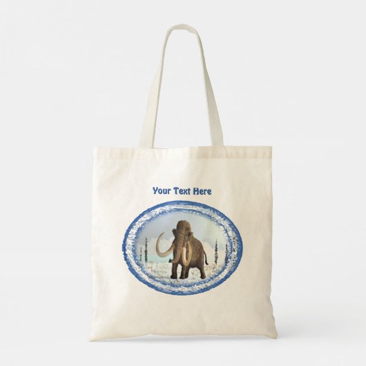 Wooly Mammoth Tote Bag (Achterkant)